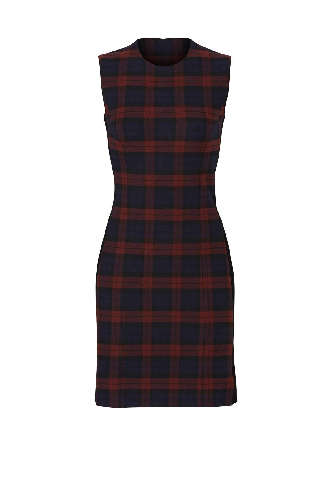 Plaid Godet Dress by Derek Lam 10 Crosby