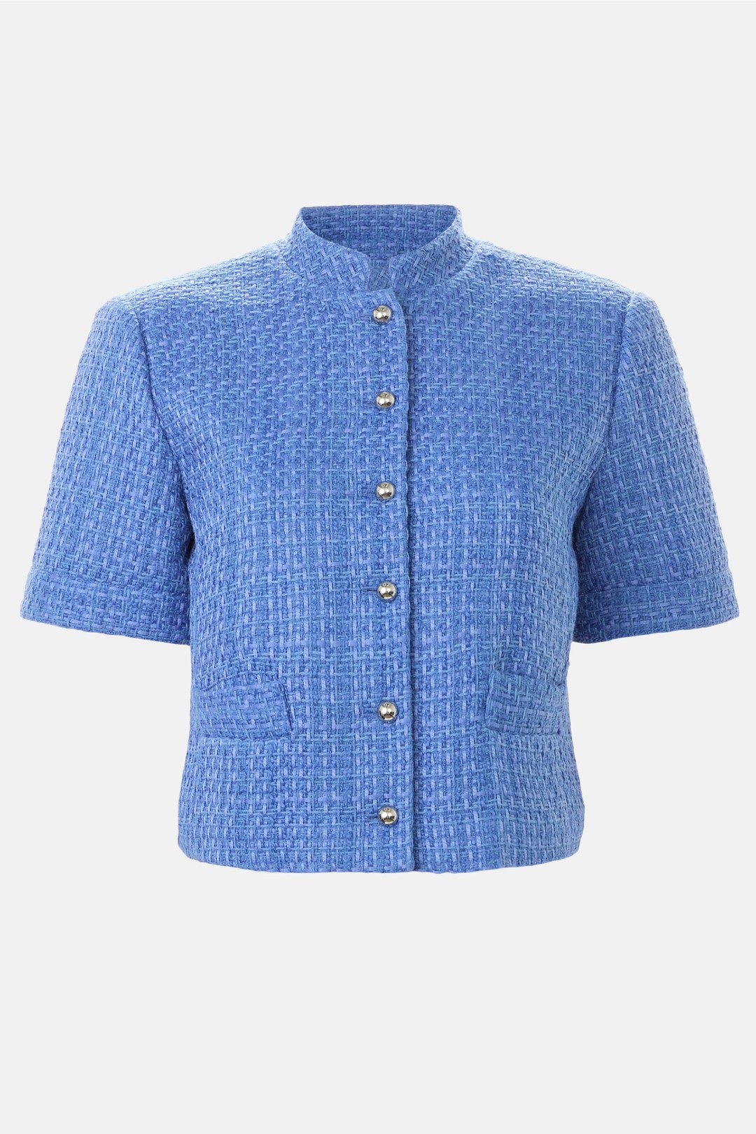 Short Sleeve Tweed Blazer by Derek Lam 10 Crosby x RTR
