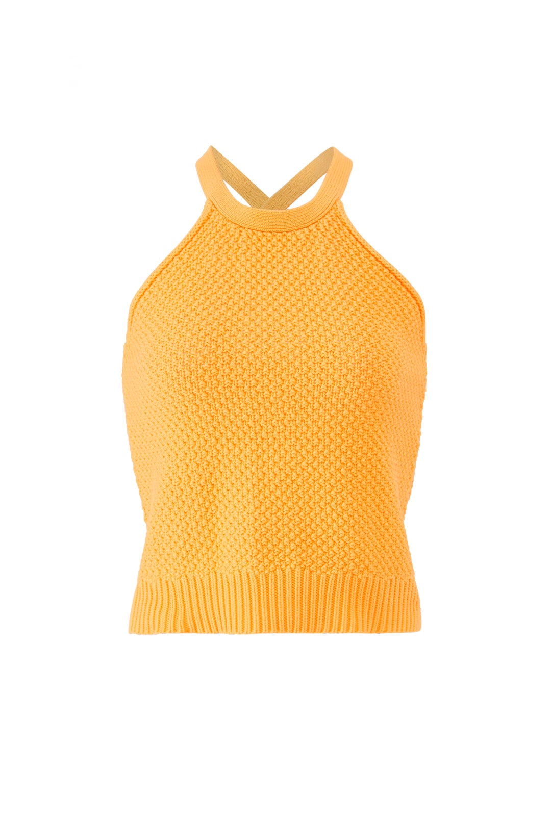 Orange Criss Cross Back Tank by 525 America 3