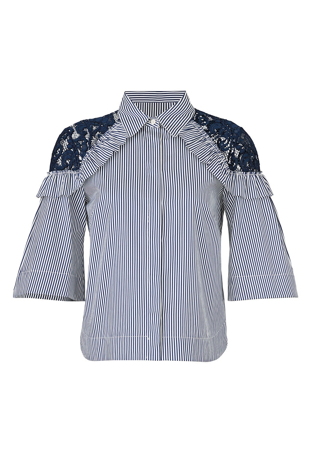 Striped Felicity Top by PINKO