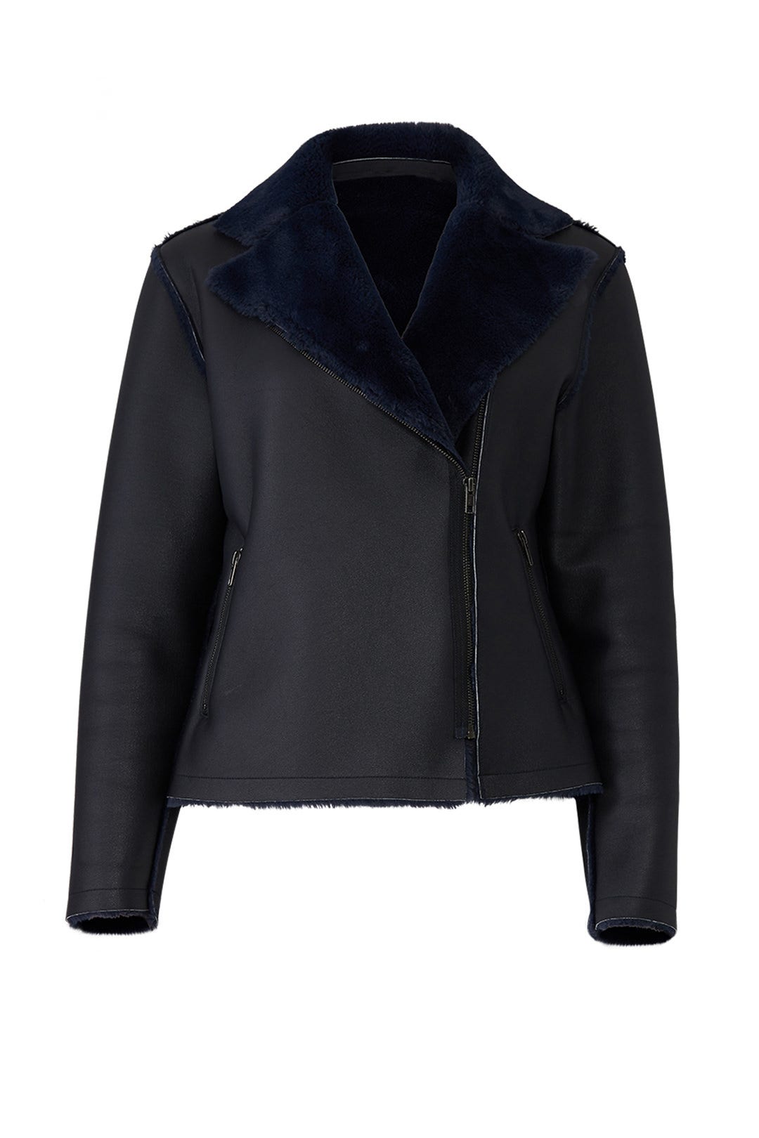 Faux Dark Waves Jacket by somedays lovin