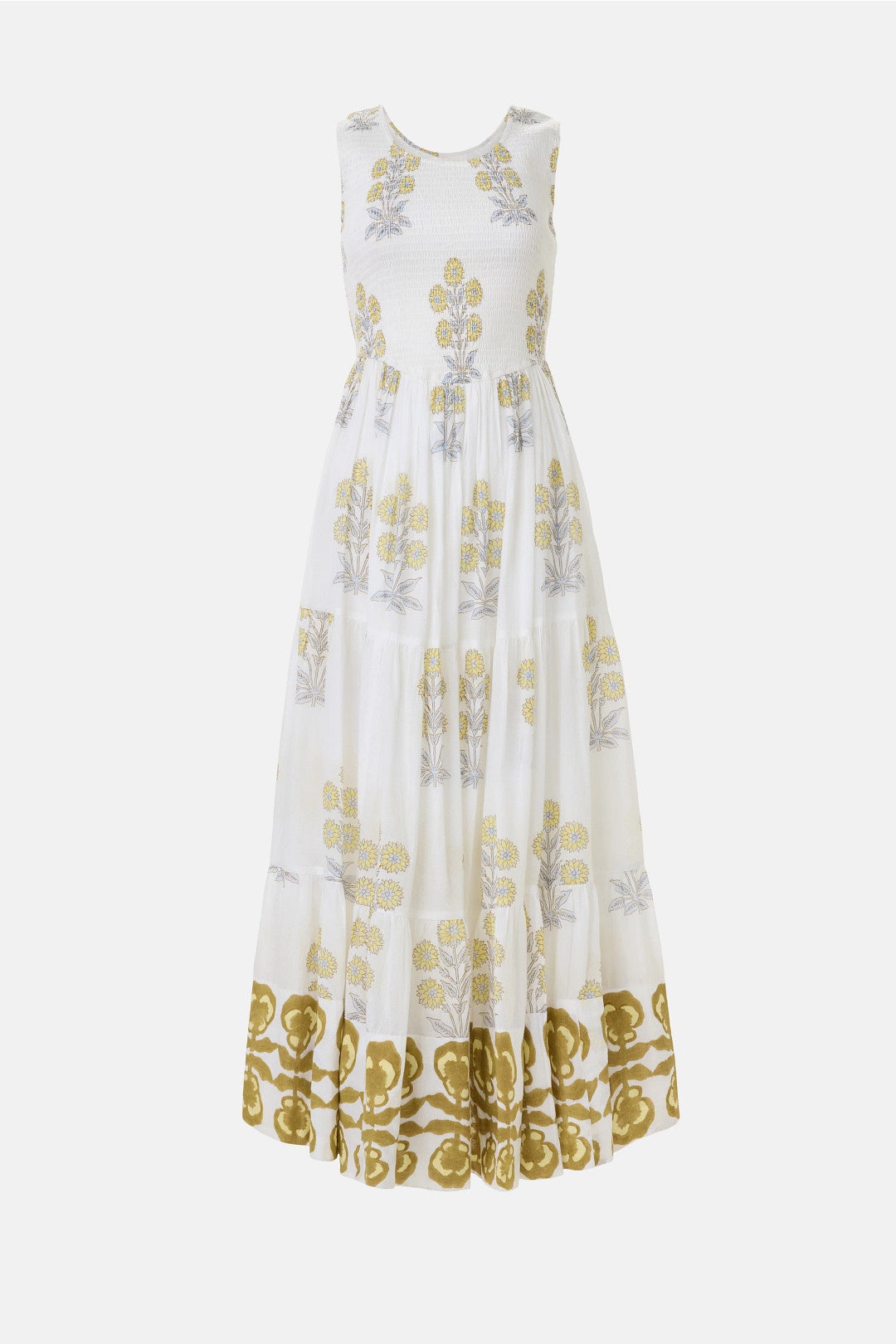 Cecelia Marigold Dress by SZ Blockprints