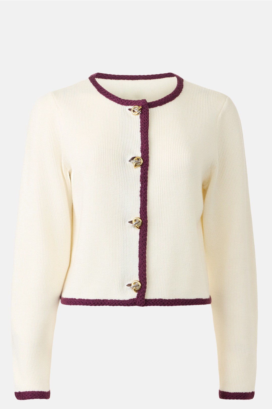 Contrast Piping Cardigan by Derek Lam 10 Crosby x RTR 4