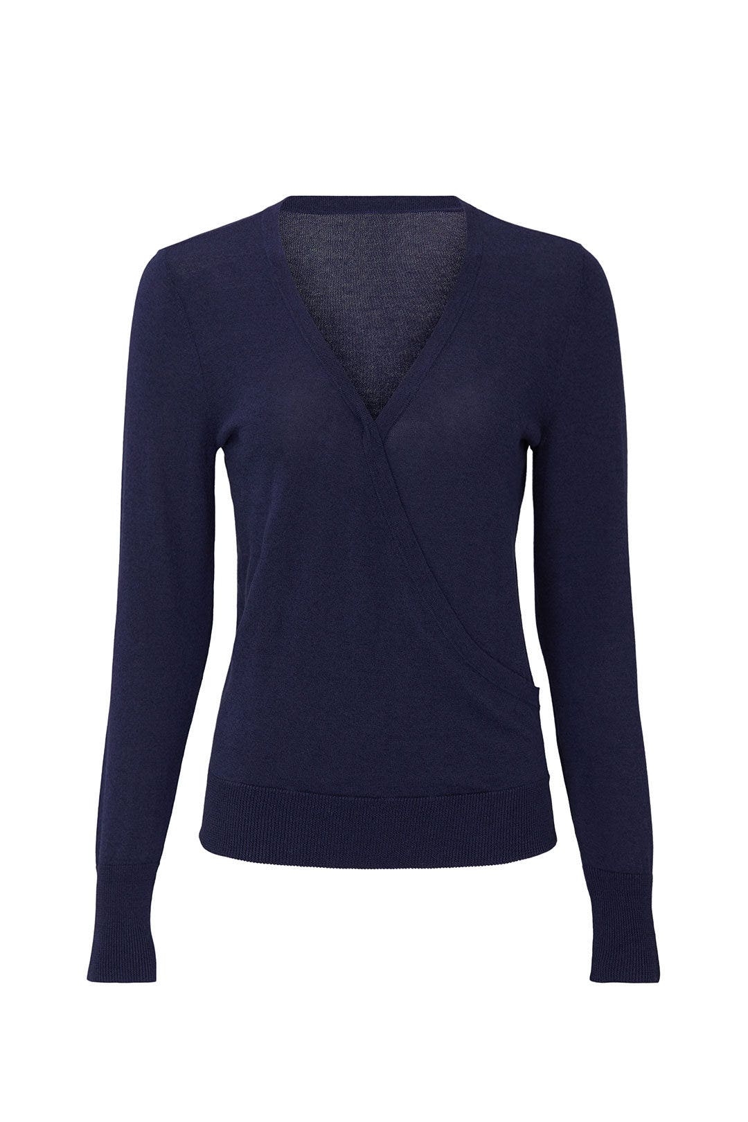 Navy Surplice Sweater by Halogen 4