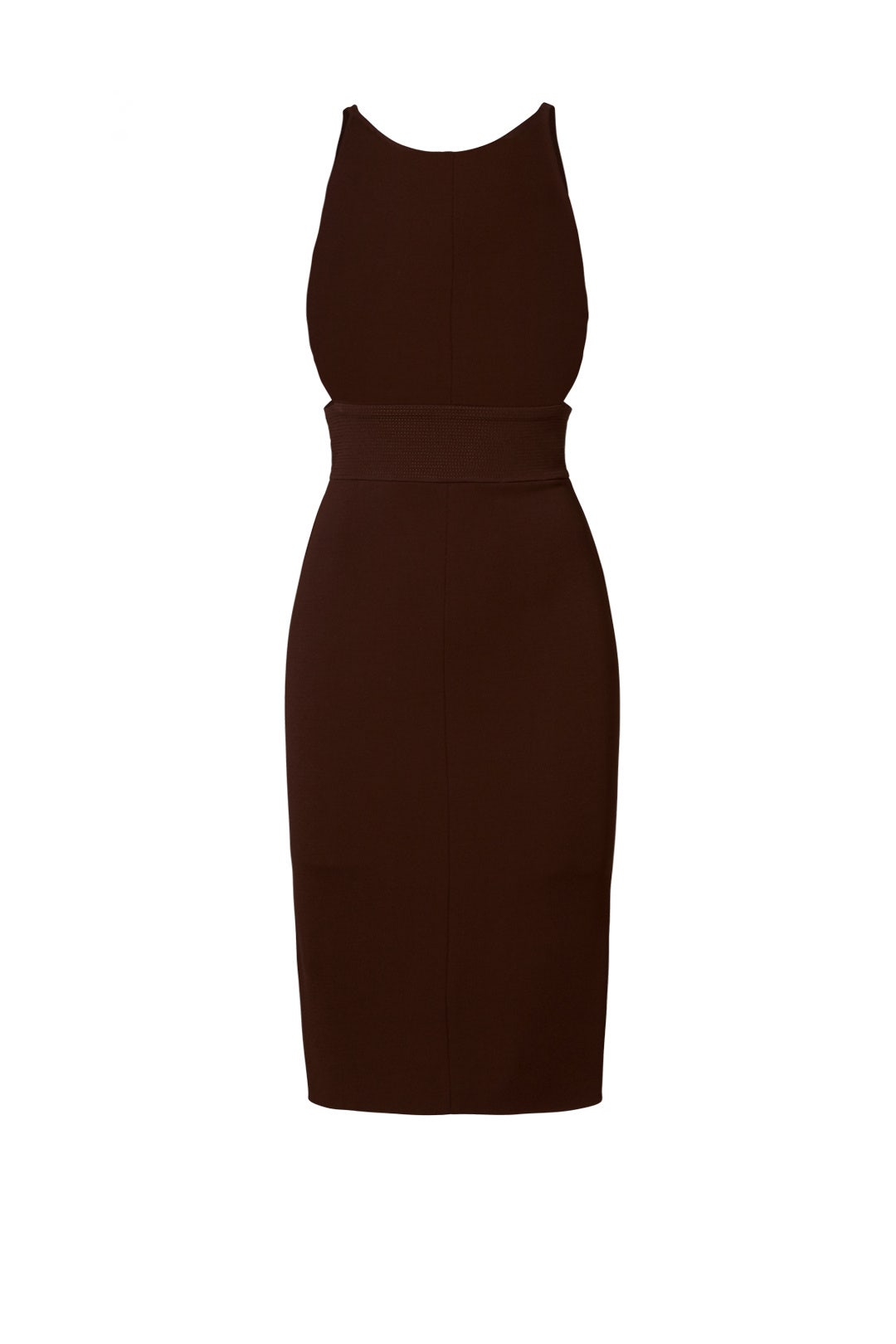 Oxblood Cut Out Sheath by Narciso Rodriguez