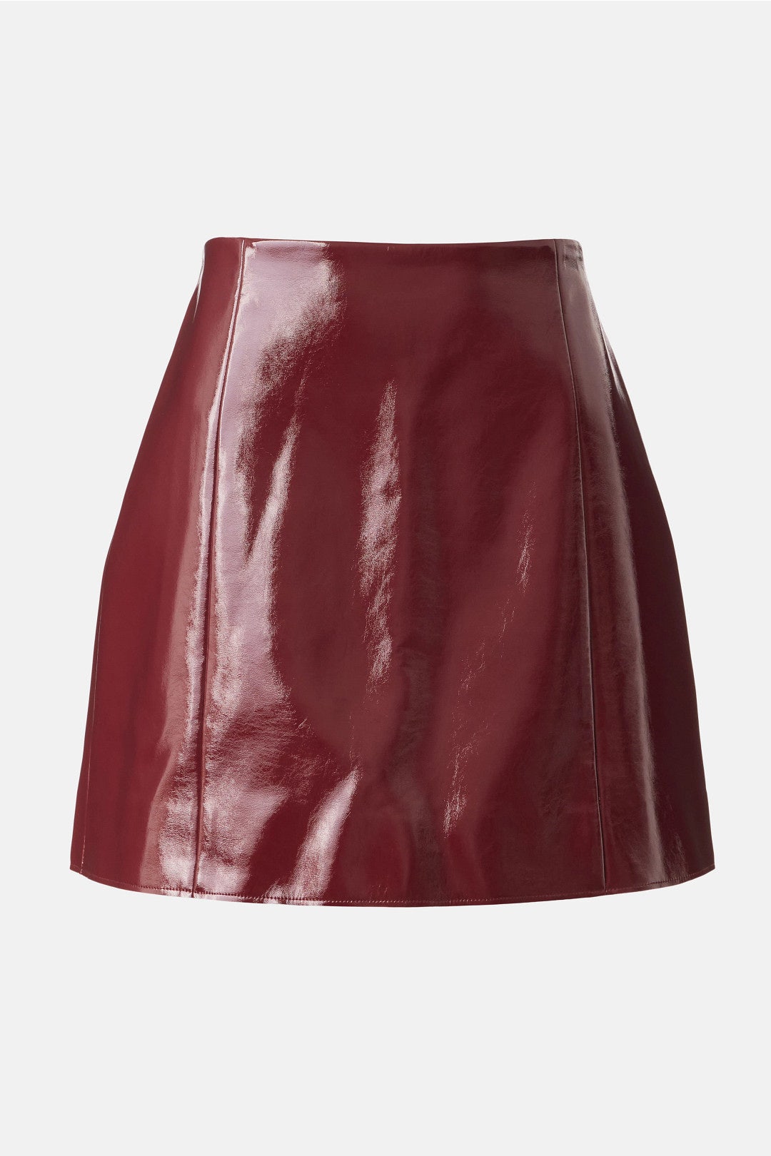Patent Faux Leather Mini Skirt by Ronny Kobo x RTR 4
