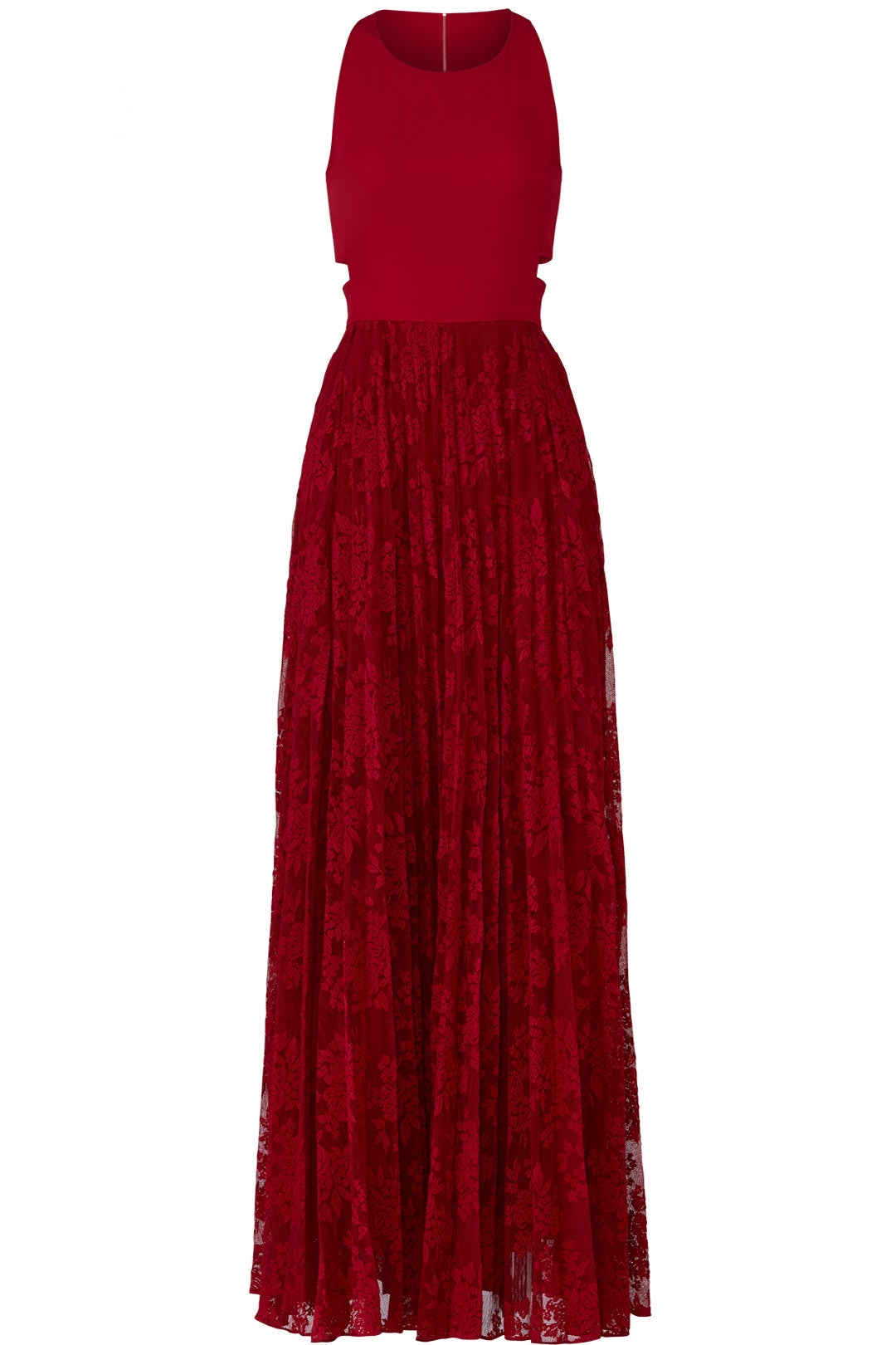 Red Cutout Gown by Sachin & Babi 3