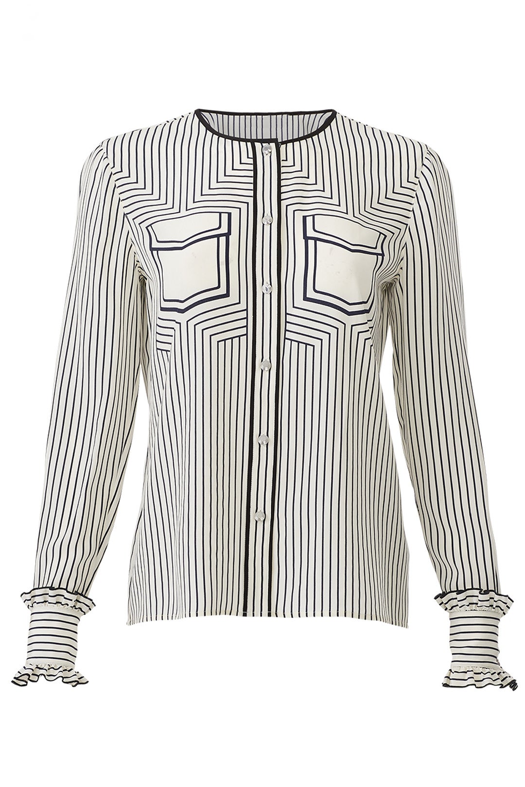 Wendy Faux Pocket Shirt by Tory Burch