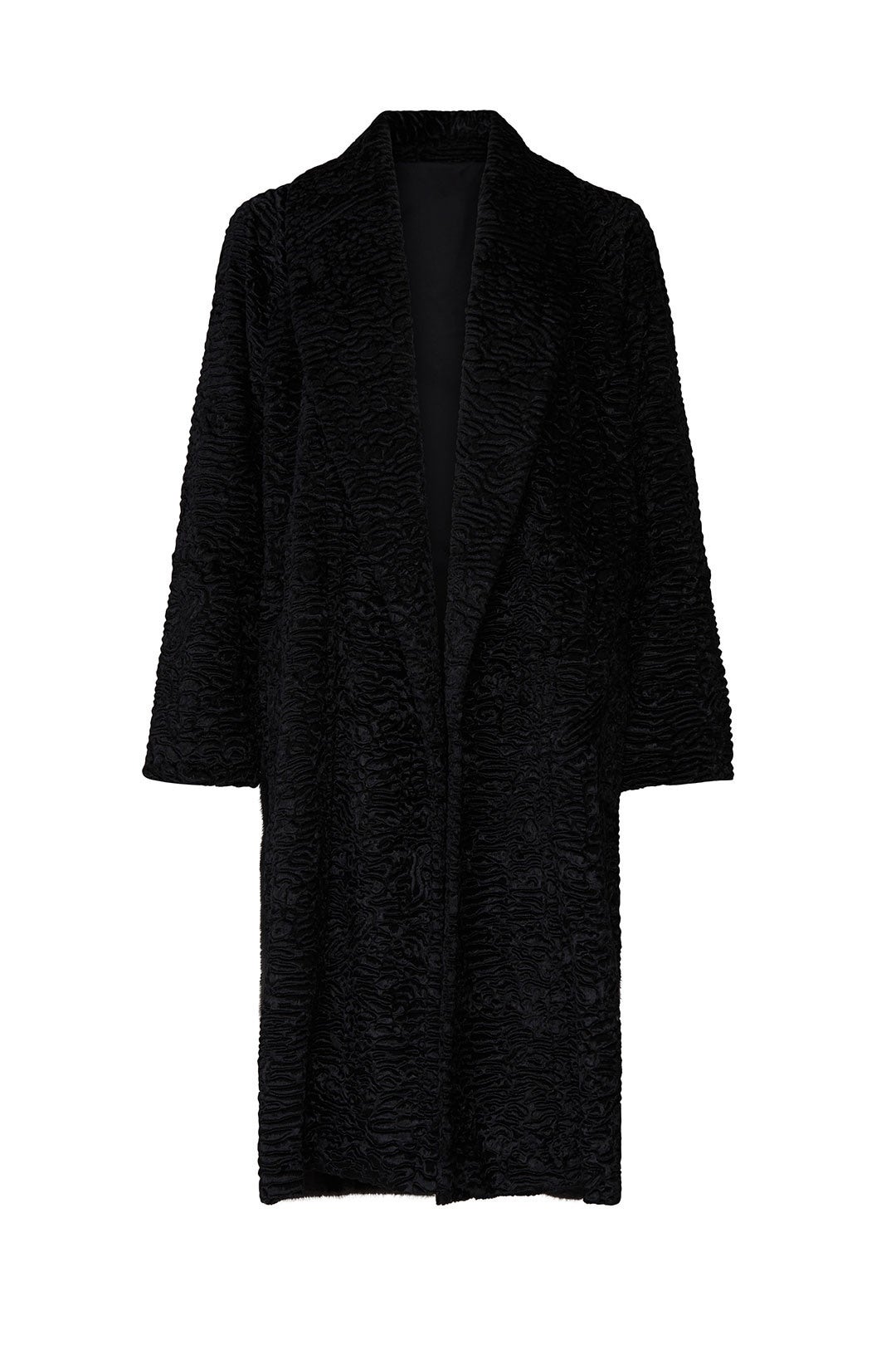 Oversized Mixed Faux Fur Coat by Victor Alfaro x RTR
