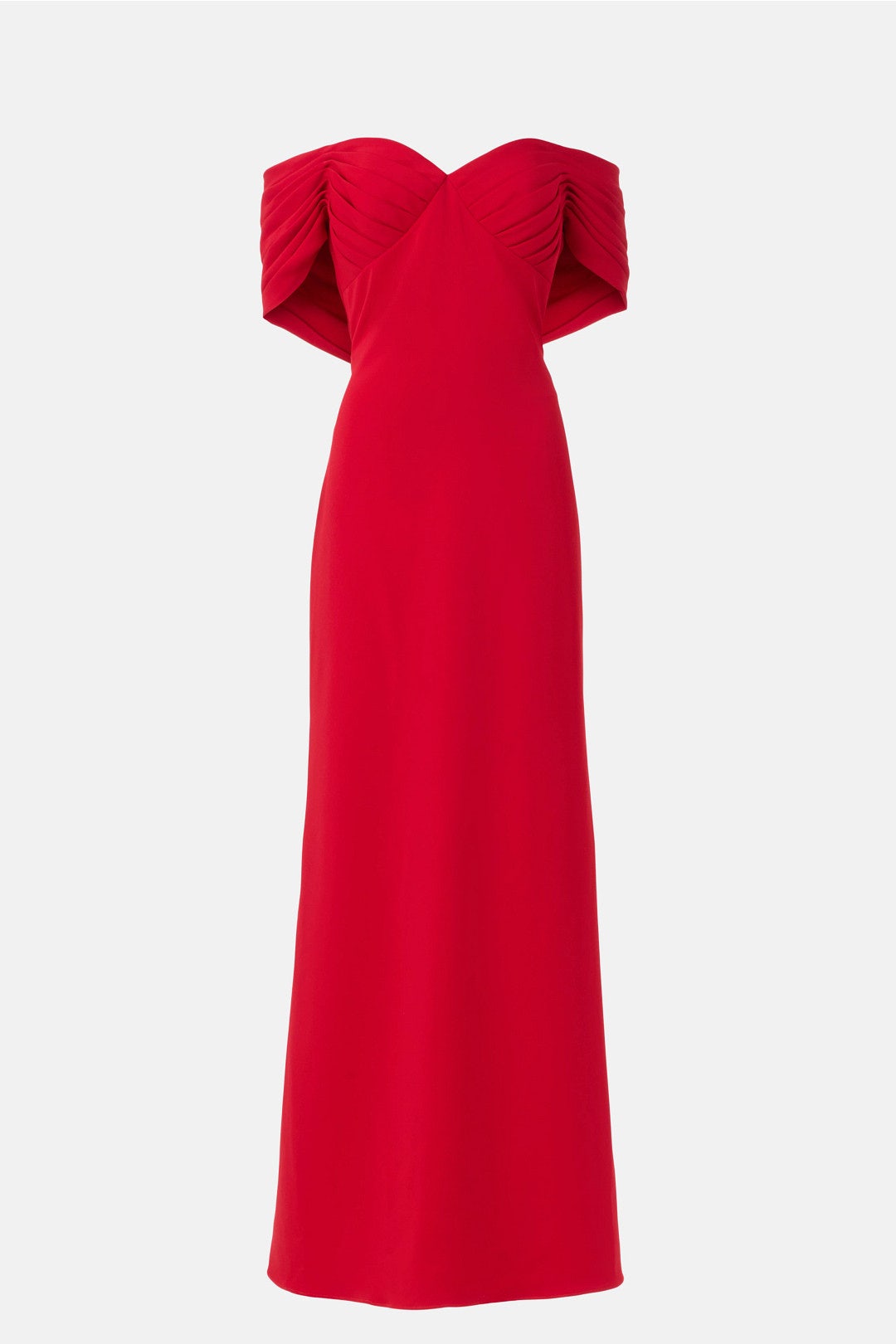Off The Shoulder Gown With Pleats by Badgley Mischka 4