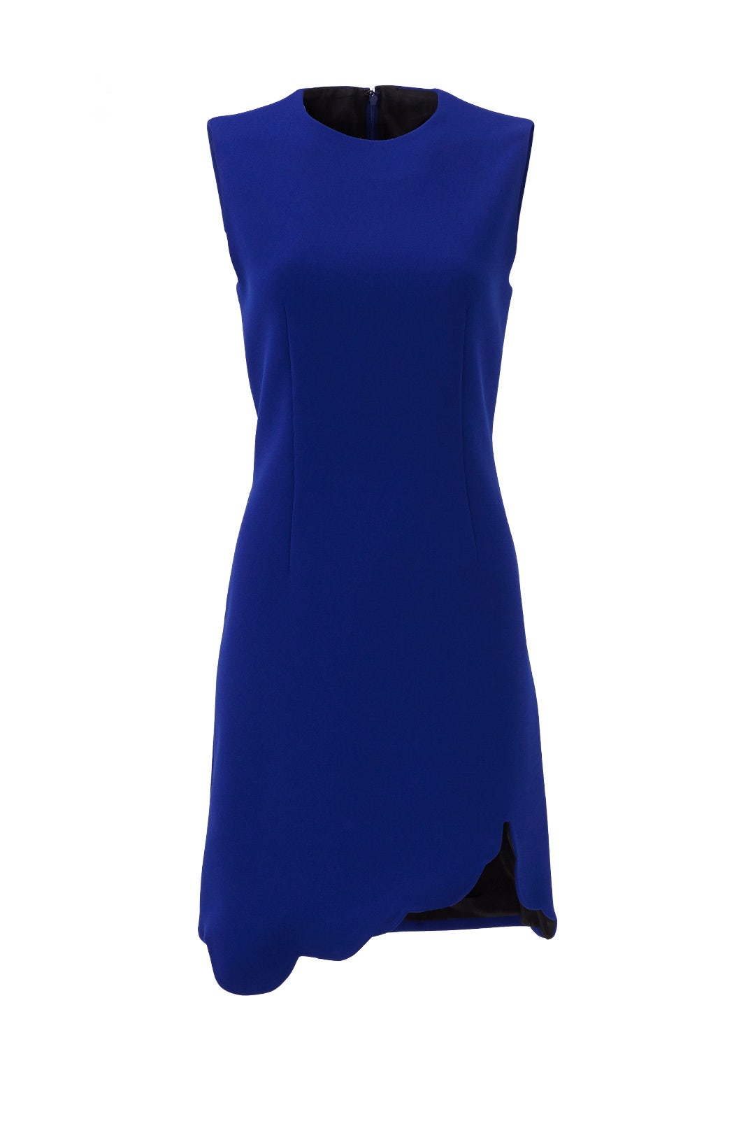 Marine Crepe Scallop Dress by Carven 3