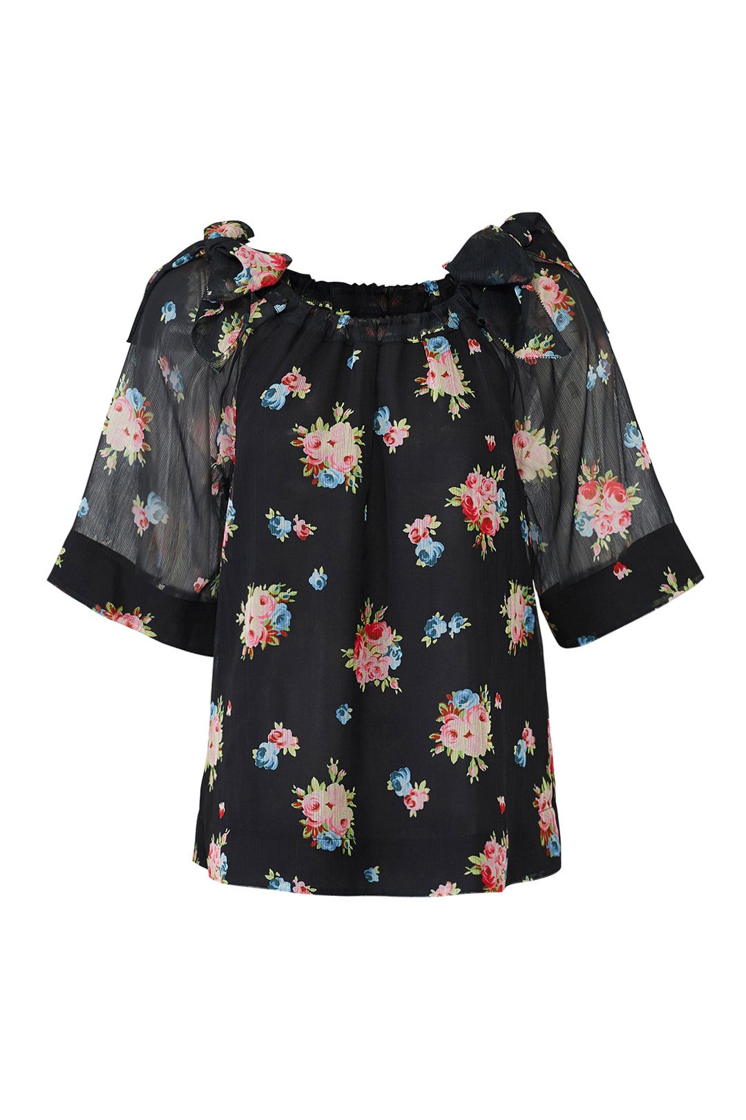 Bouquet Floral Top by ella moss 3
