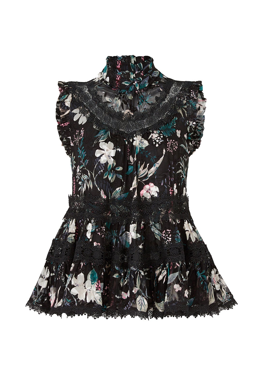 Black Botanical Top by kate spade new york 3