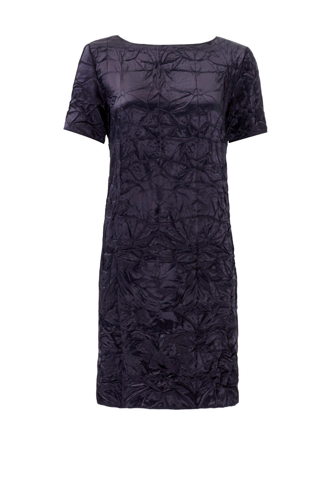 Navy Crinkle Dress by Nina Ricci