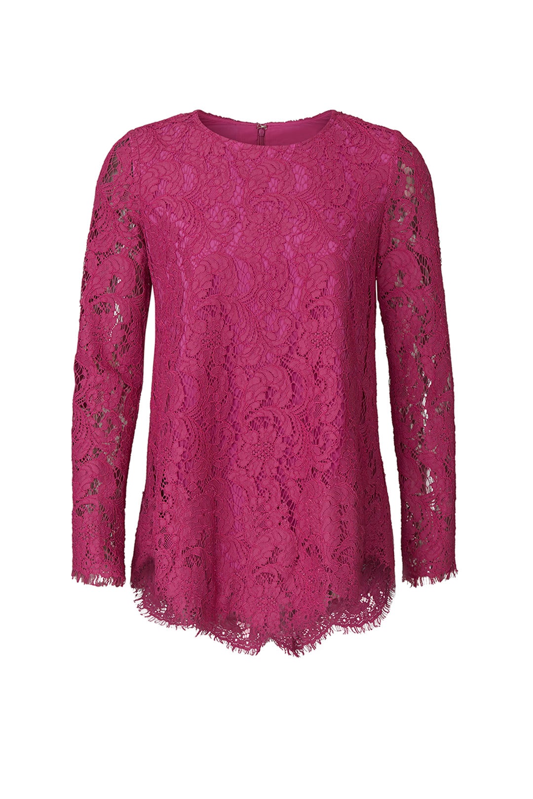Magenta Lace Top by Adam Lippes x RTR 4