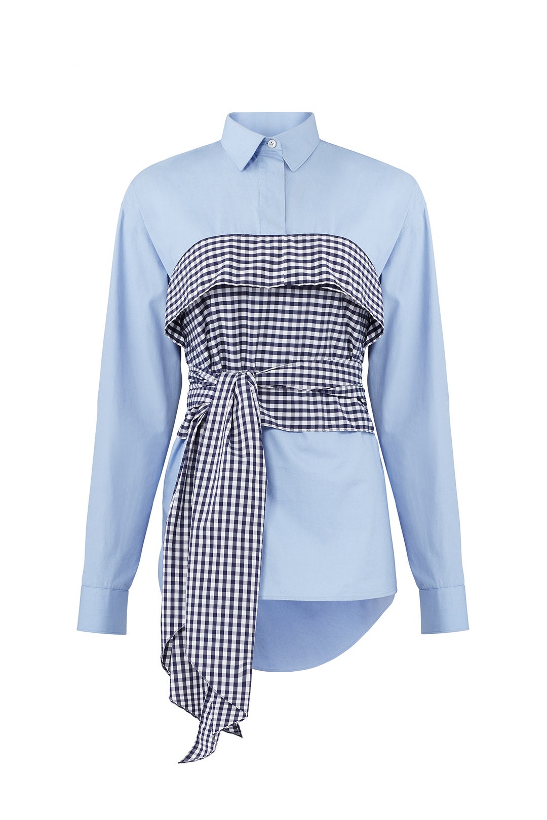 Mix Print Tie Blouse by Cedric Charlier 3
