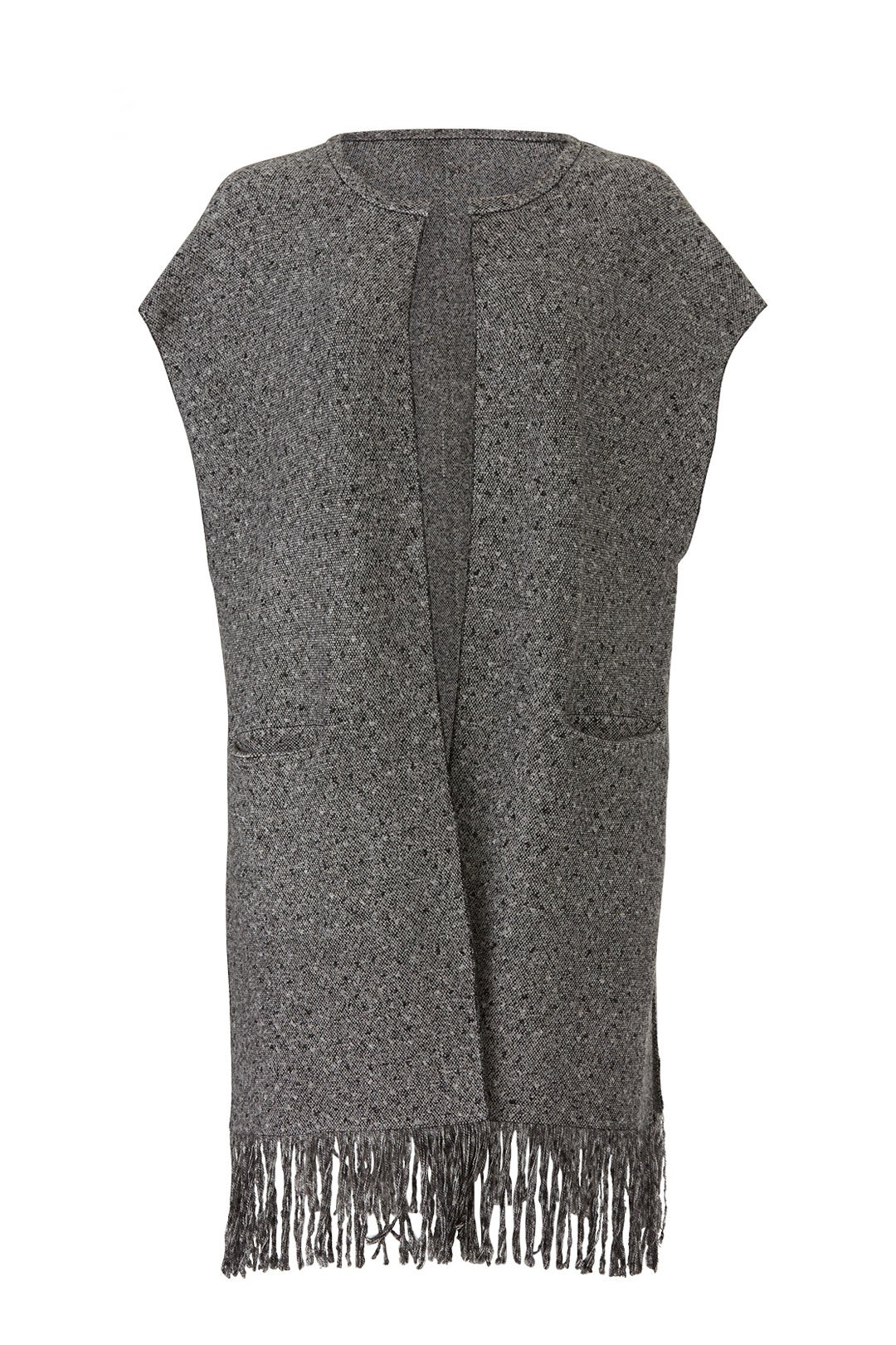 Long Fringe Vest by Michael Stars 3