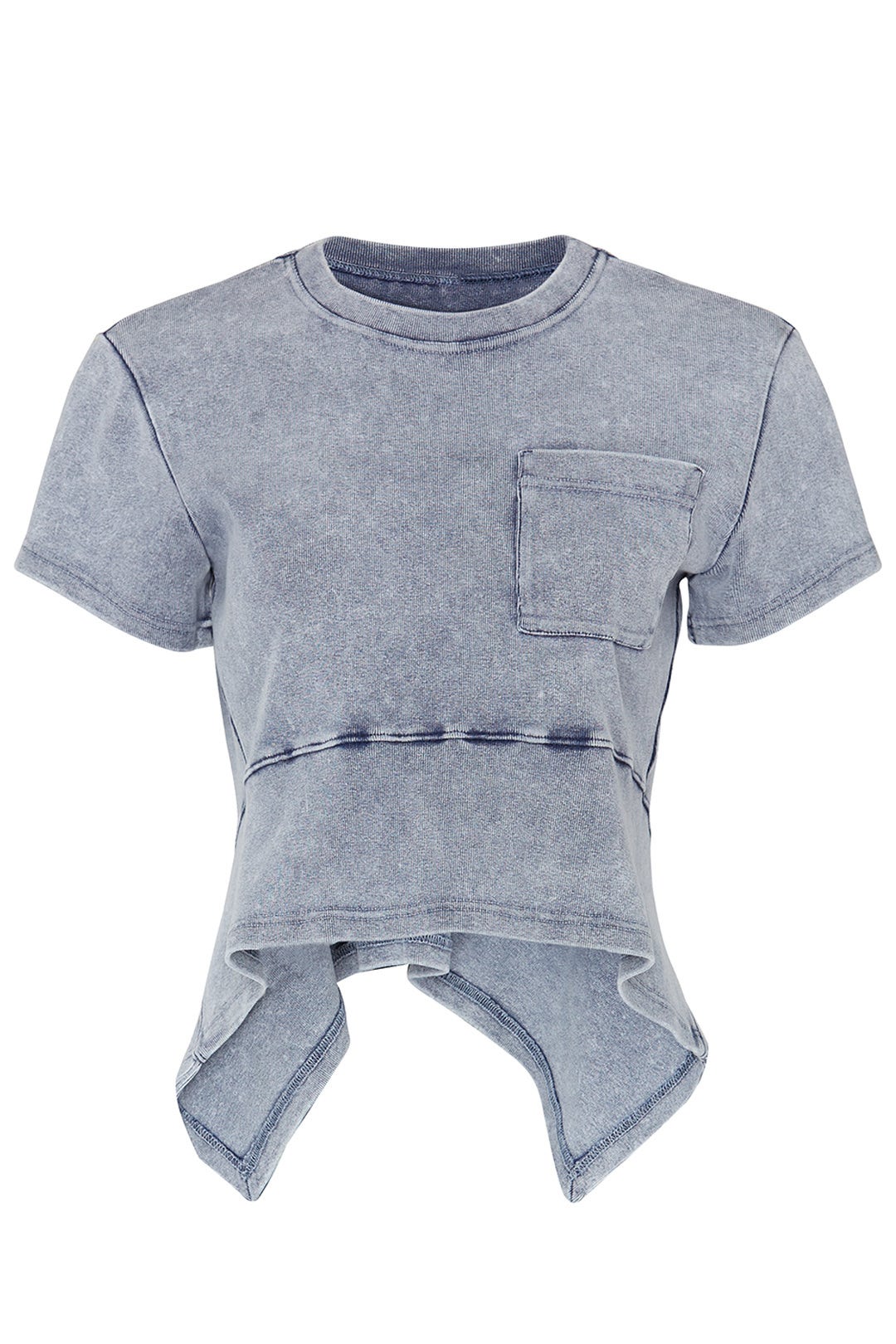 Washed Indigo Peplum Top by Proenza Schouler