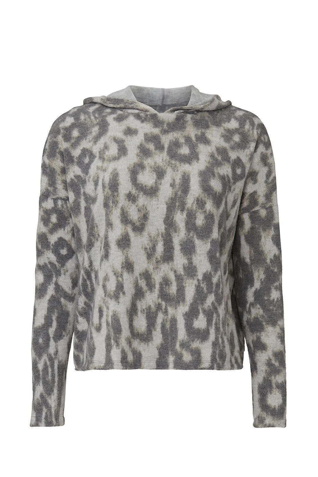 Leopard Printed Hoodie by Slate & Willow