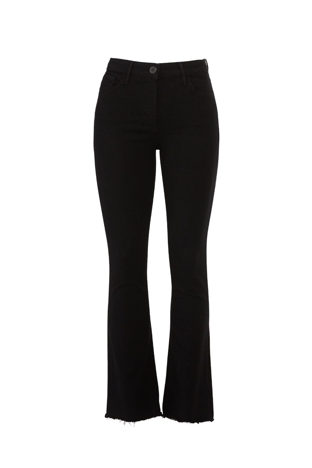 Black W25 Crop Boot Jeans by 3x1