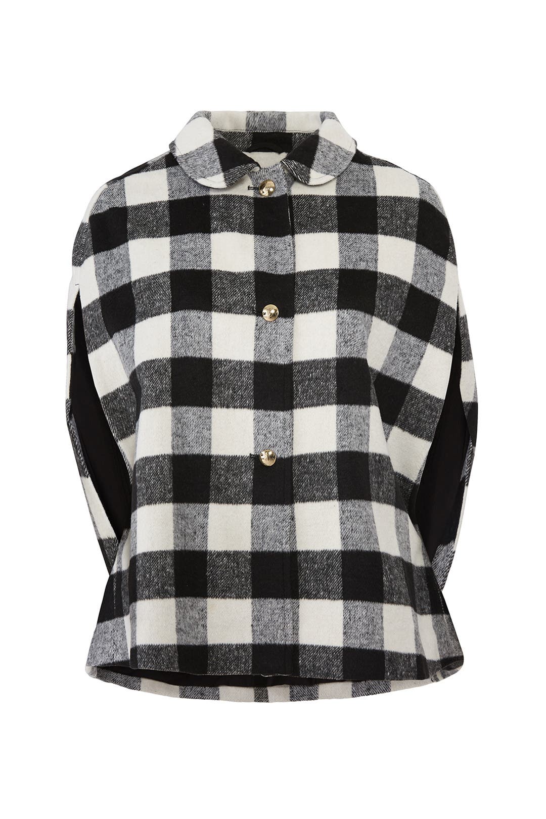 Black Buffalo Check Cape by Draper James X ELOQUII for 35