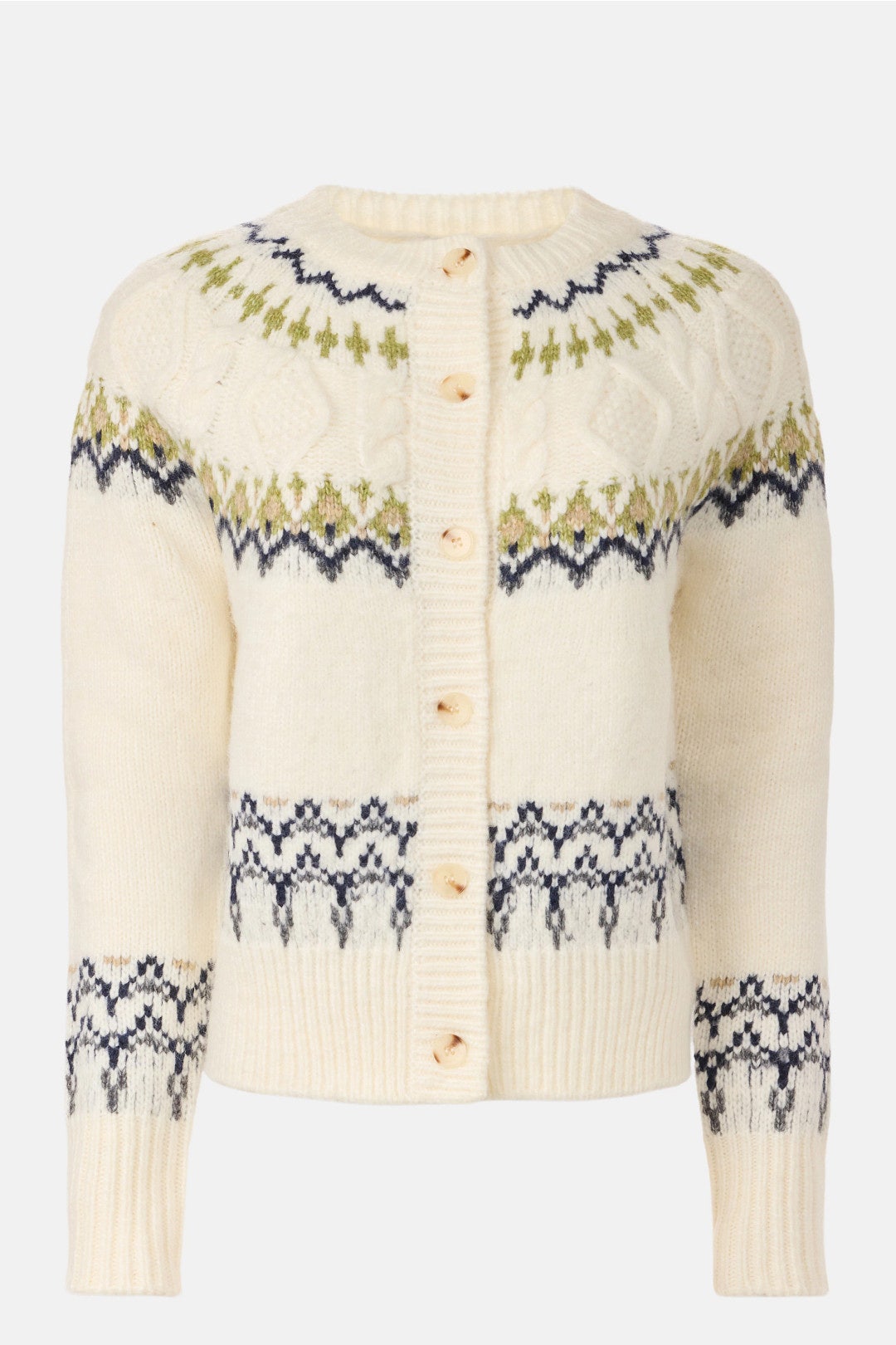 Astrid Fair Isle Cardigan by Fifteen Twenty 4
