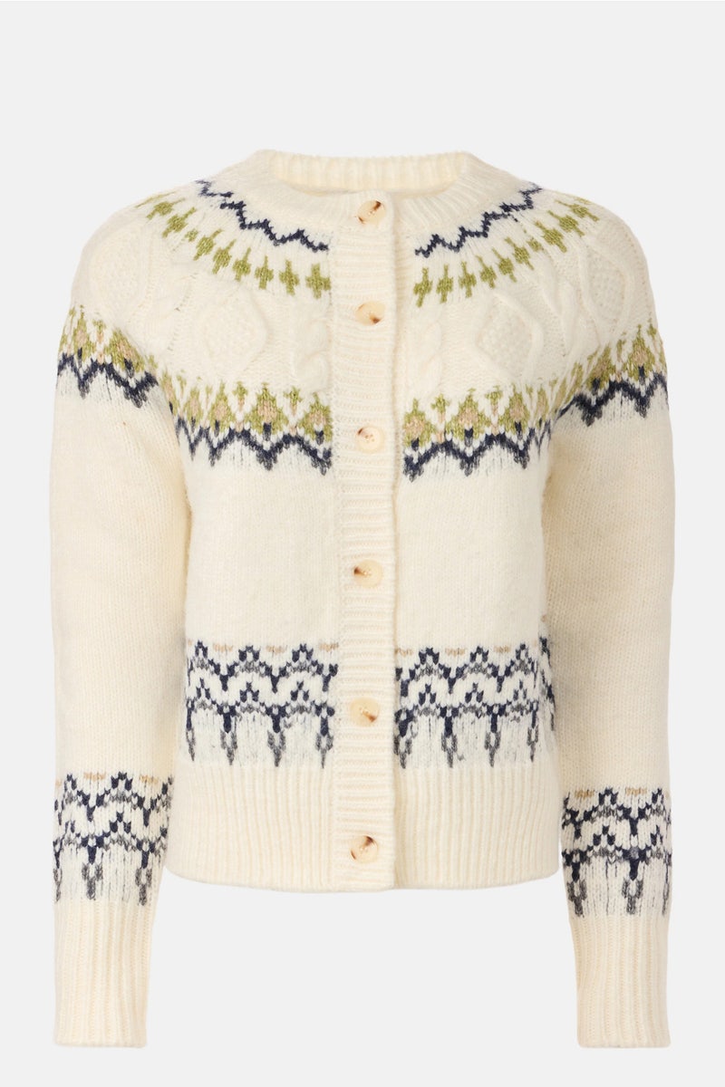 Astrid Fair Isle Cardigan by Fifteen Twenty - Photo 4