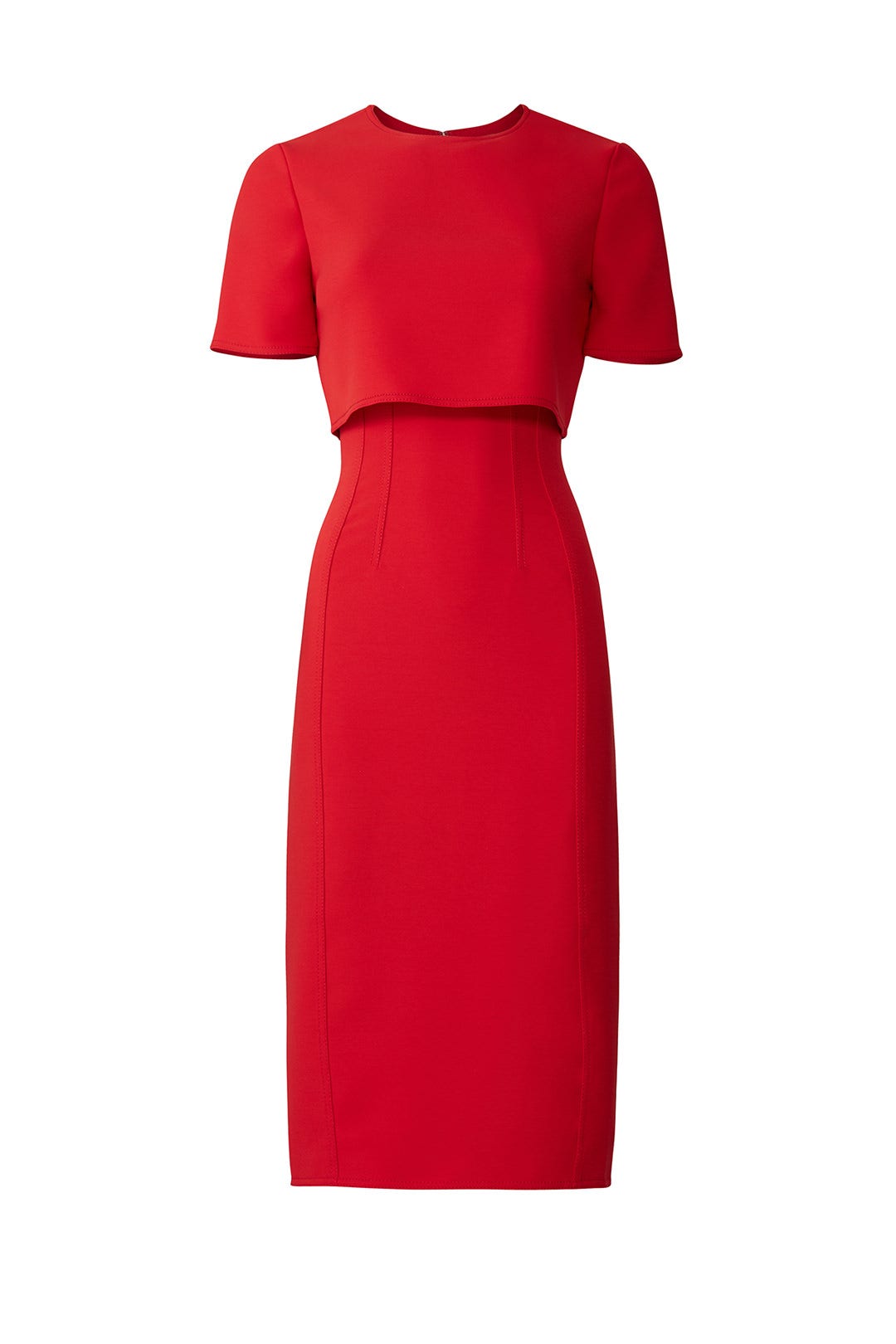 Red Popover Sheath by Jason Wu Collection