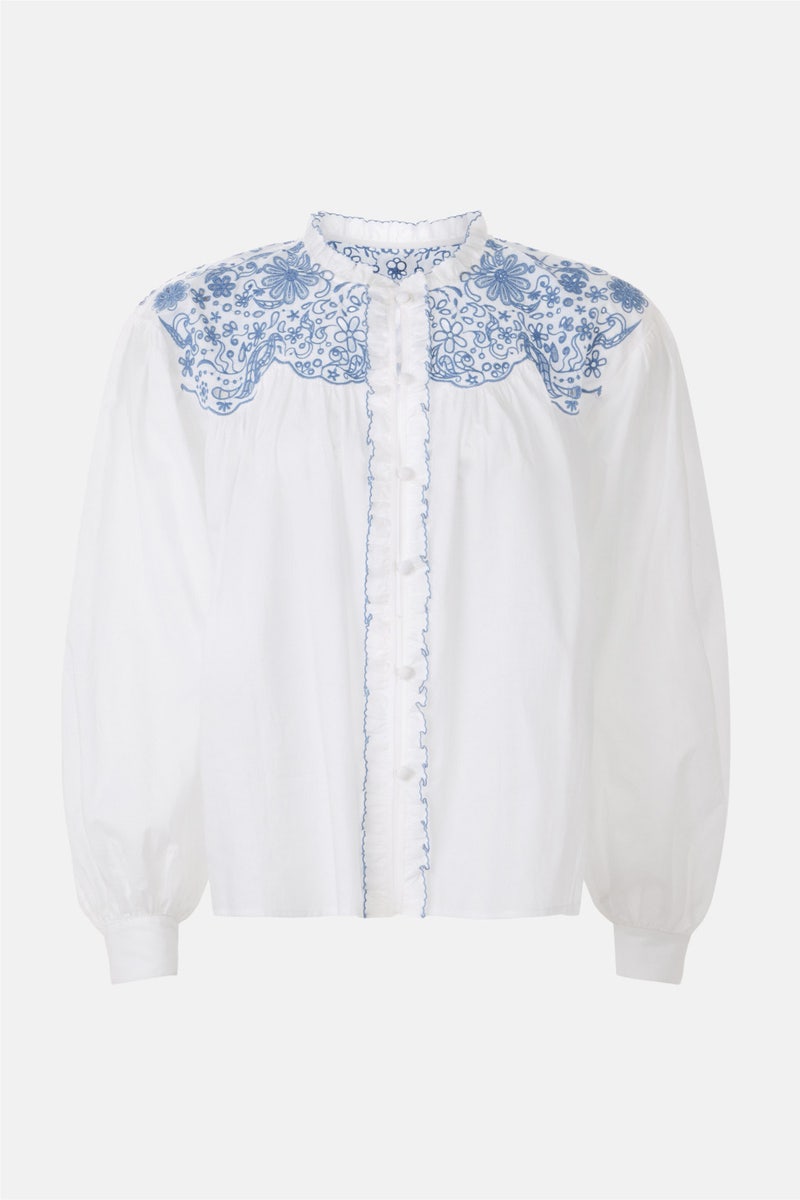 Floral Embroidered Blouse by kate spade new york - Photo 4