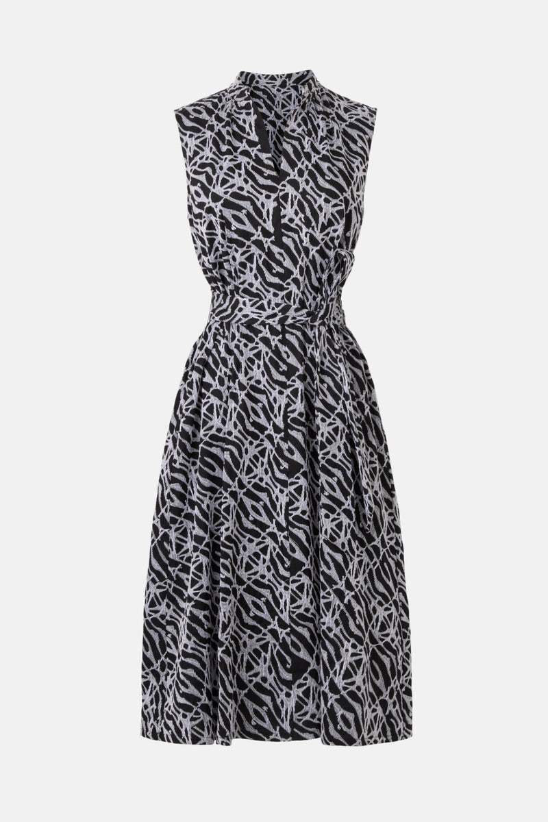Geo Embroidery Mini Dress by N Natori - Photo 4
