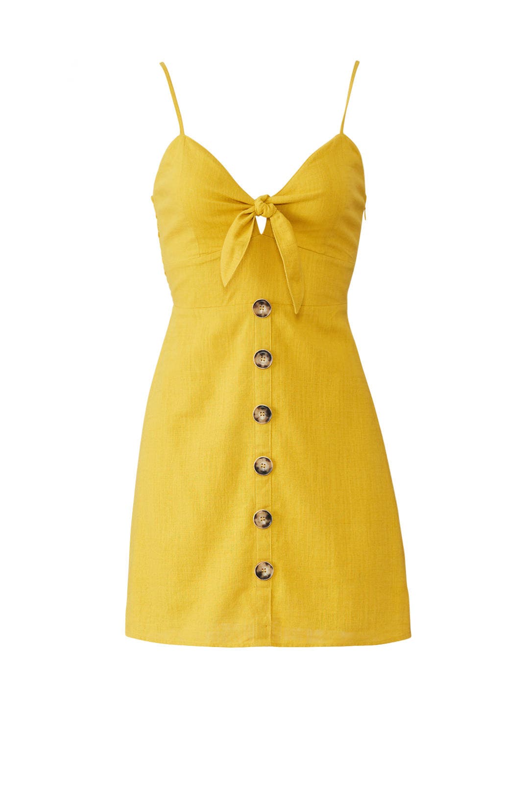 Front Tie Button Down Dress by J.O.A.