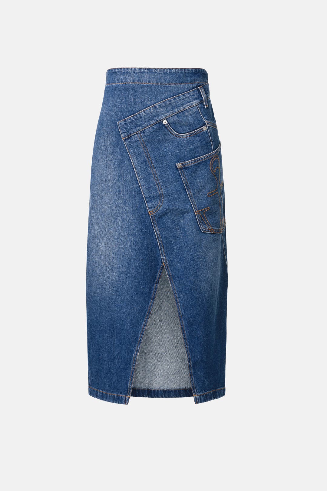 ワンピース JW ANDERSON Women Short Skirts DK0026PG1619172 Blue Twisted Midi Skirt by JW Anderson | Rent the Runway