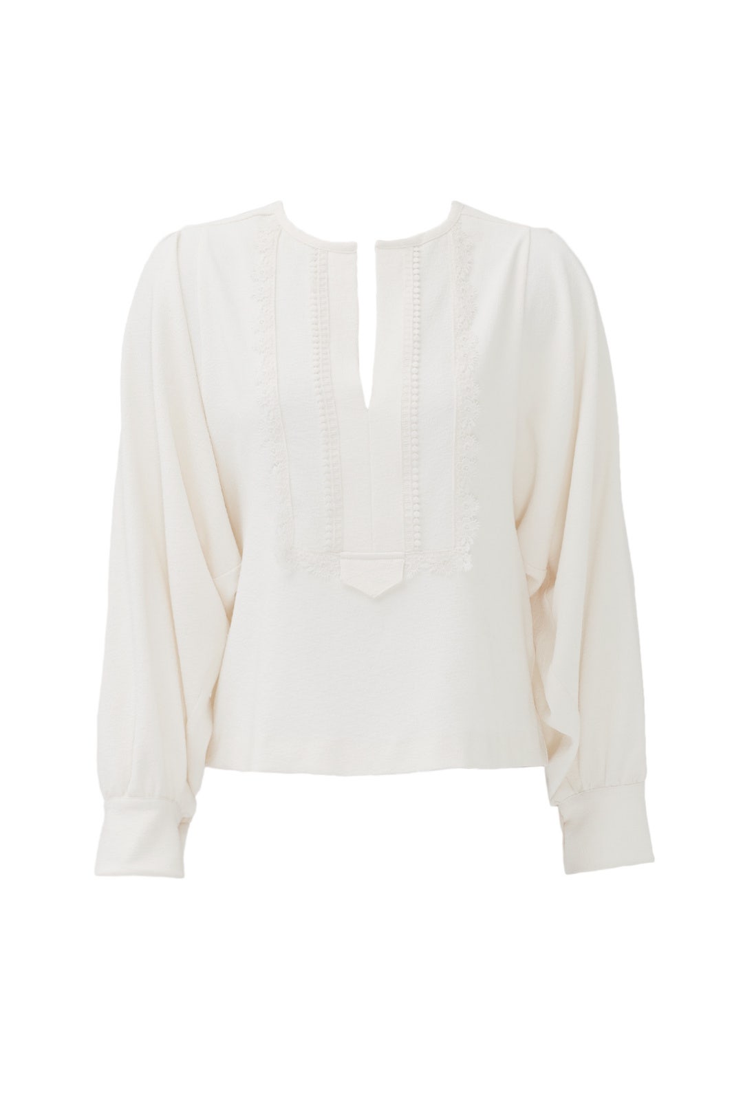 Off White Peasant Top by See by Chloé