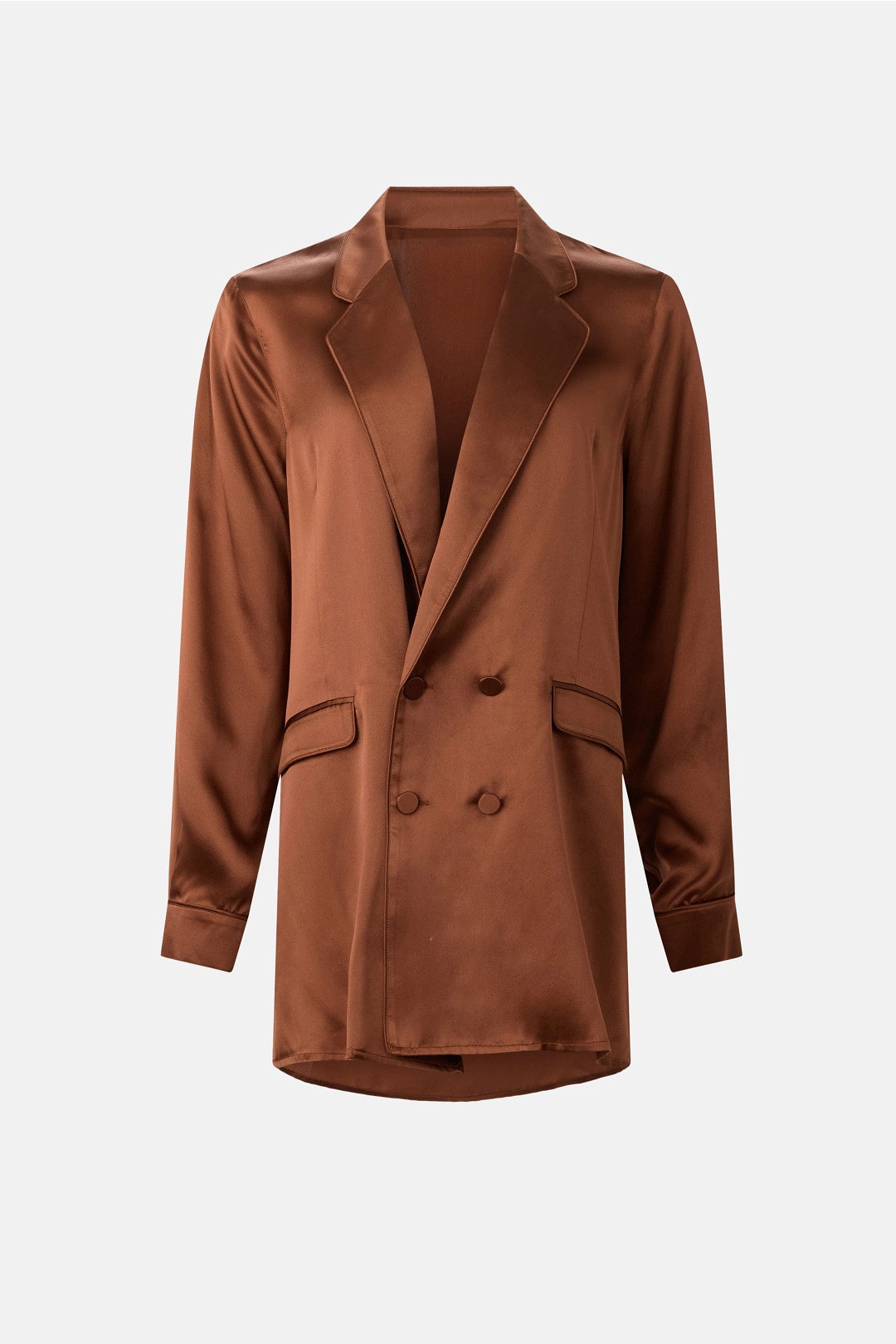 Relaxed Double Button Blazer by Silk Laundry 4