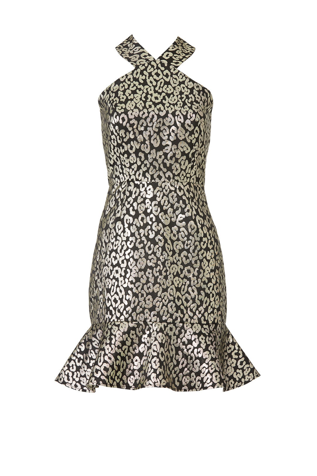 Metallic Leopard Dress by Slate & Willow 3