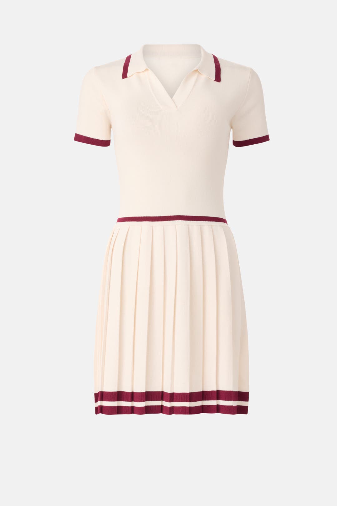 Jasmine Collar Contrast Piping Dress by Alexia Admor | Rent