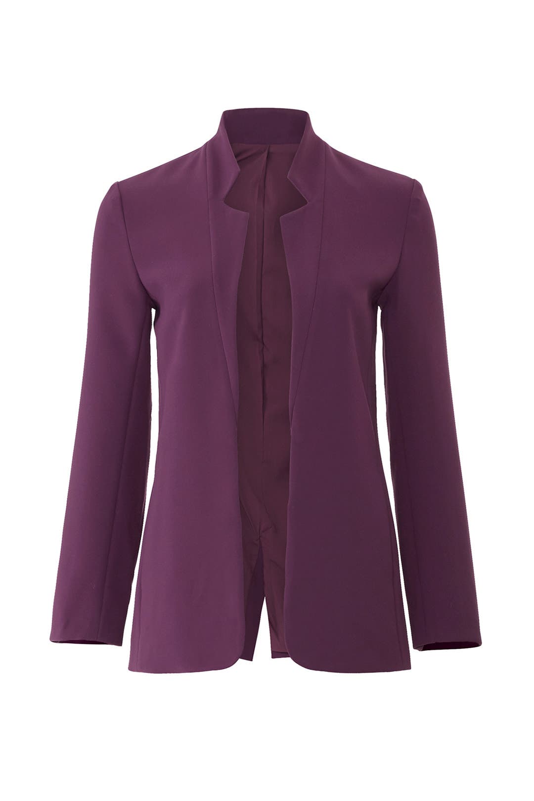 Eggplant Clarkson Blazer by Of Mercer for 40 Rent the Runway