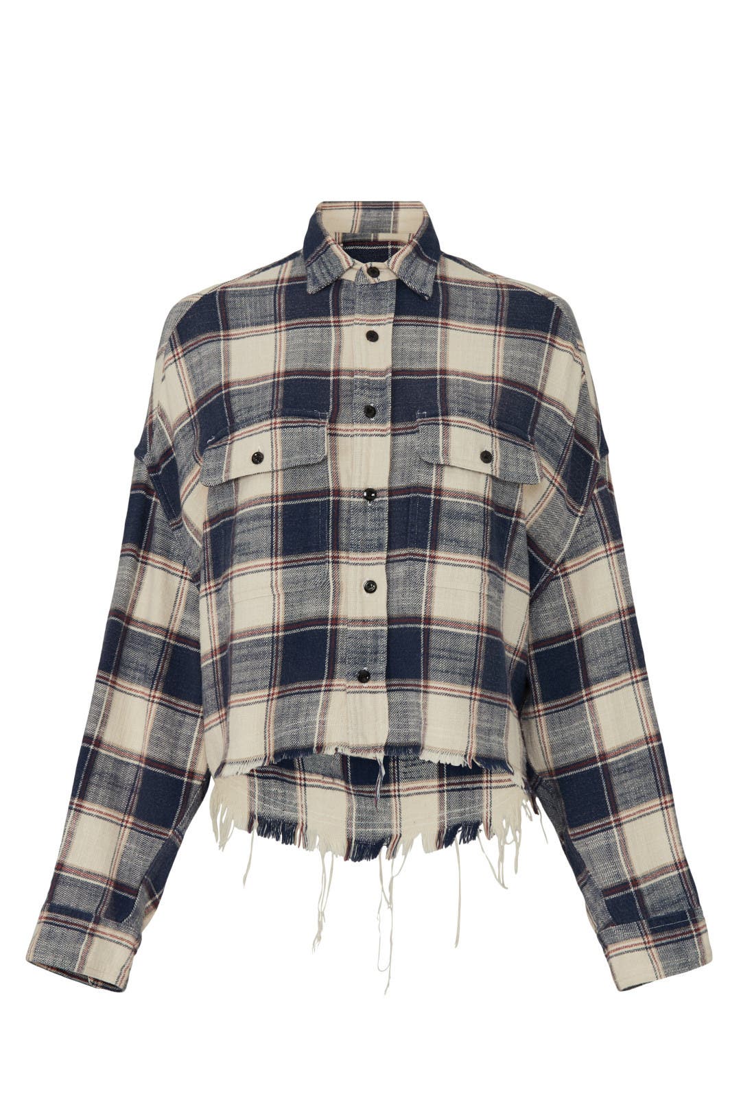 CROPPED SHRITS - graph plaid - サイズ０ 0400024609477?wid=900