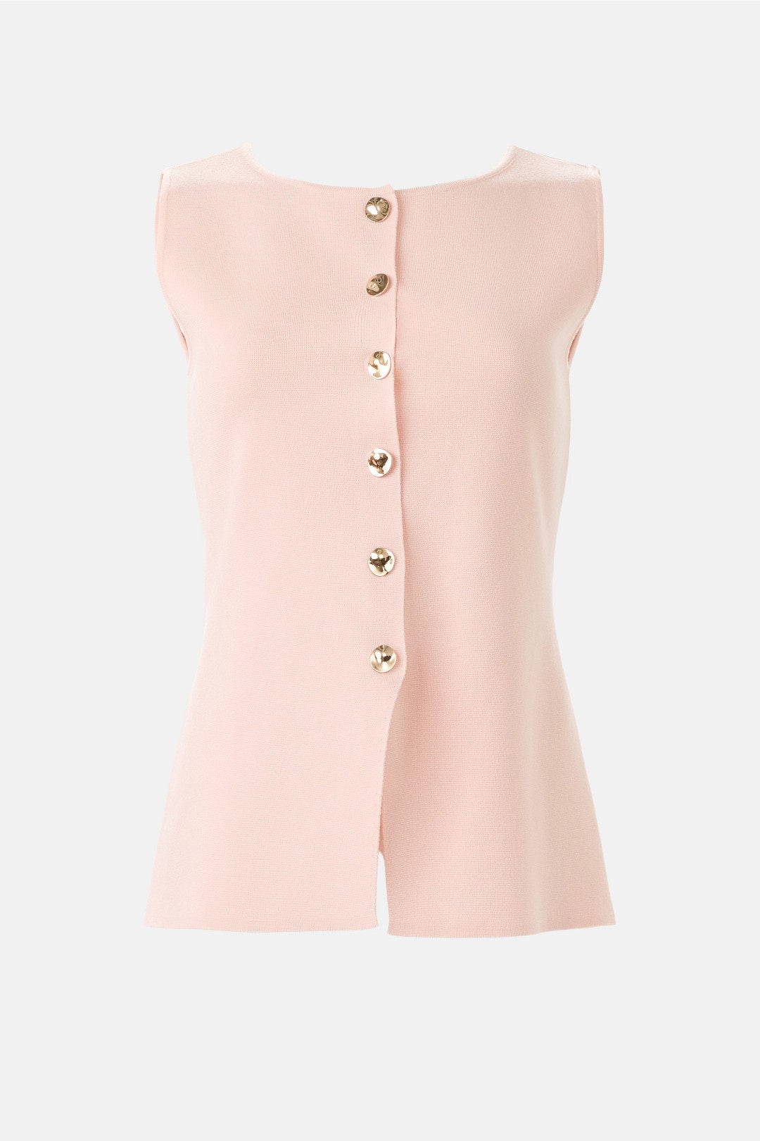 Sleeveless Crew Neck Button Down Vest by Ted Baker London 4