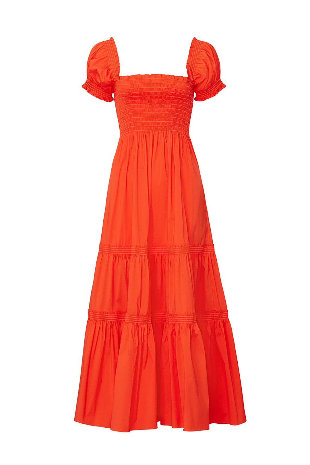 Smocked Midi Dress by Tory Burch 4