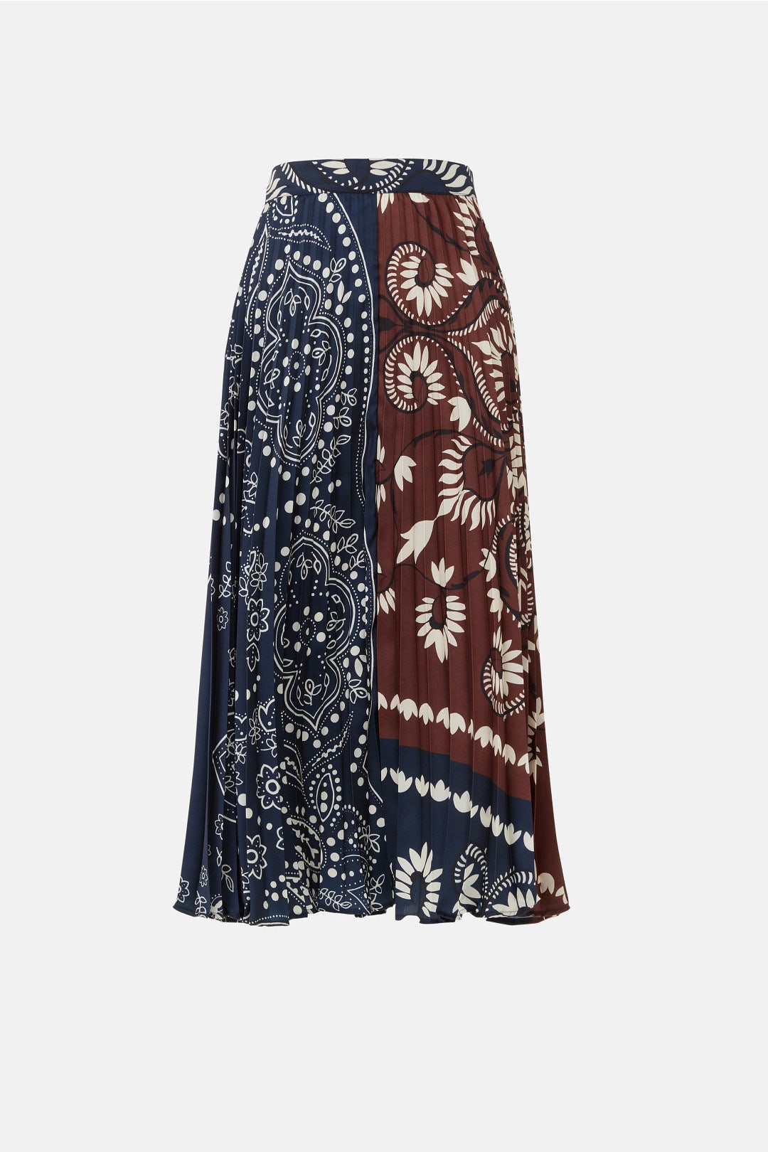 Color Block Pleated Mini Skirt by Weekend Max Mara 4