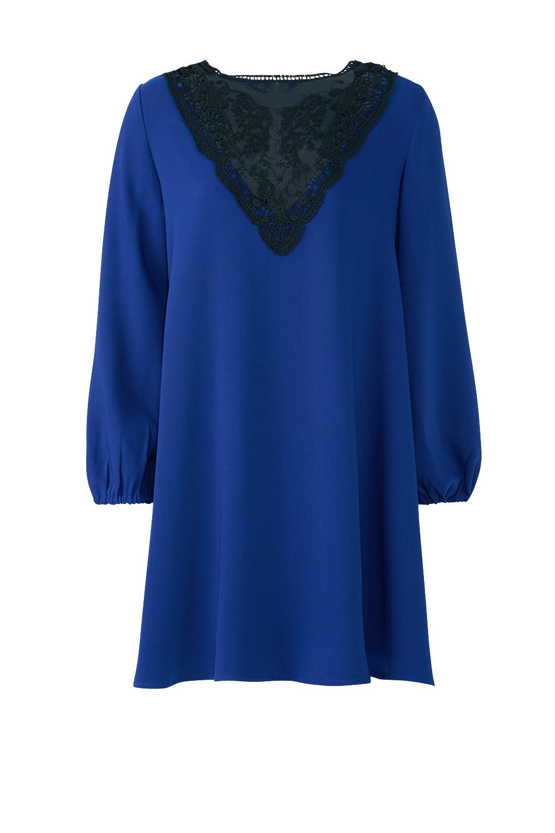 Lace Trim Shift Dress by Amanda Uprichard