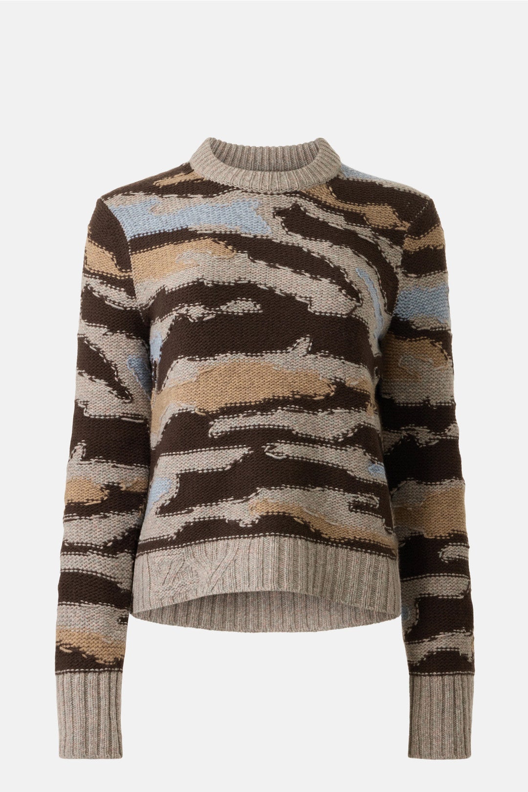 Malty Merino Wool Camouflage Sweater by Zadig & Voltaire 4