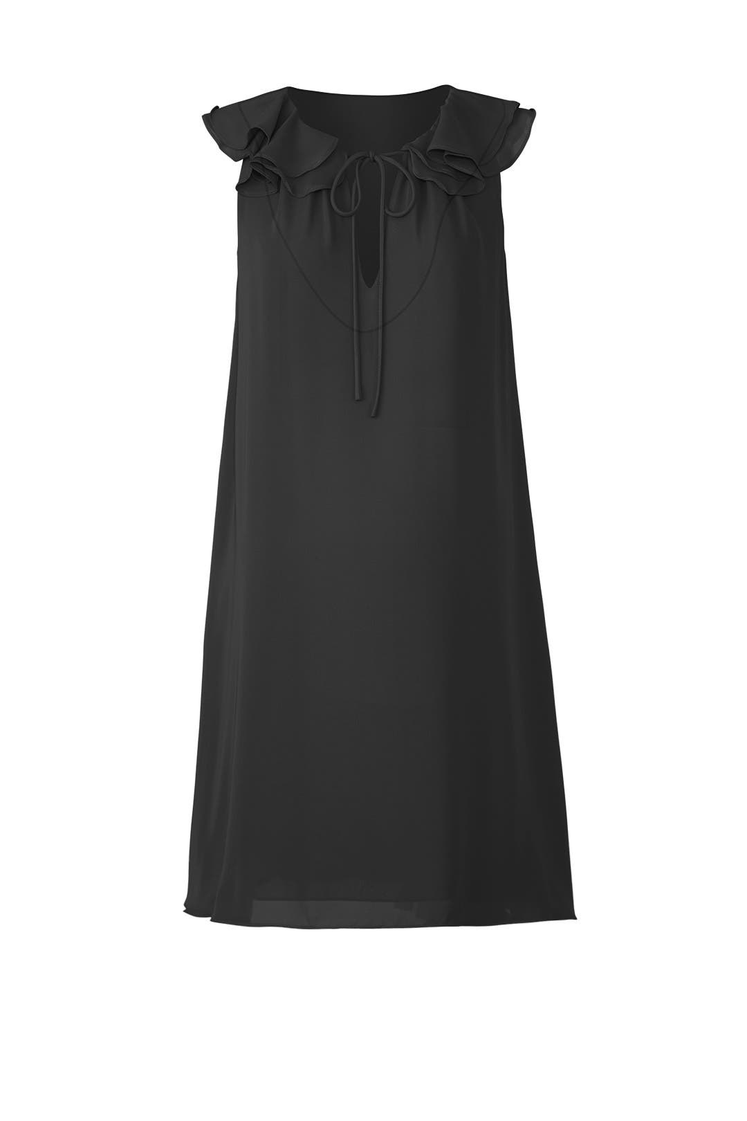 Black Flutter Maternity Dress by Amanda Uprichard 3