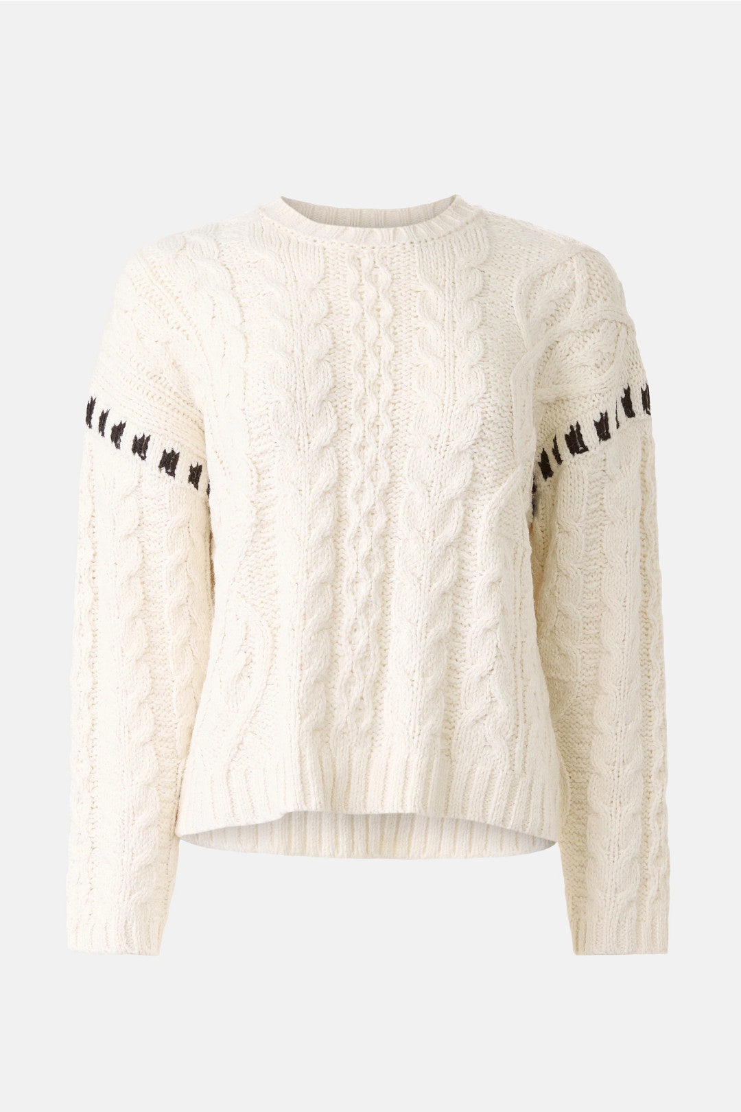 Whipstitch Cableknit Sweater by Layered with Love 4