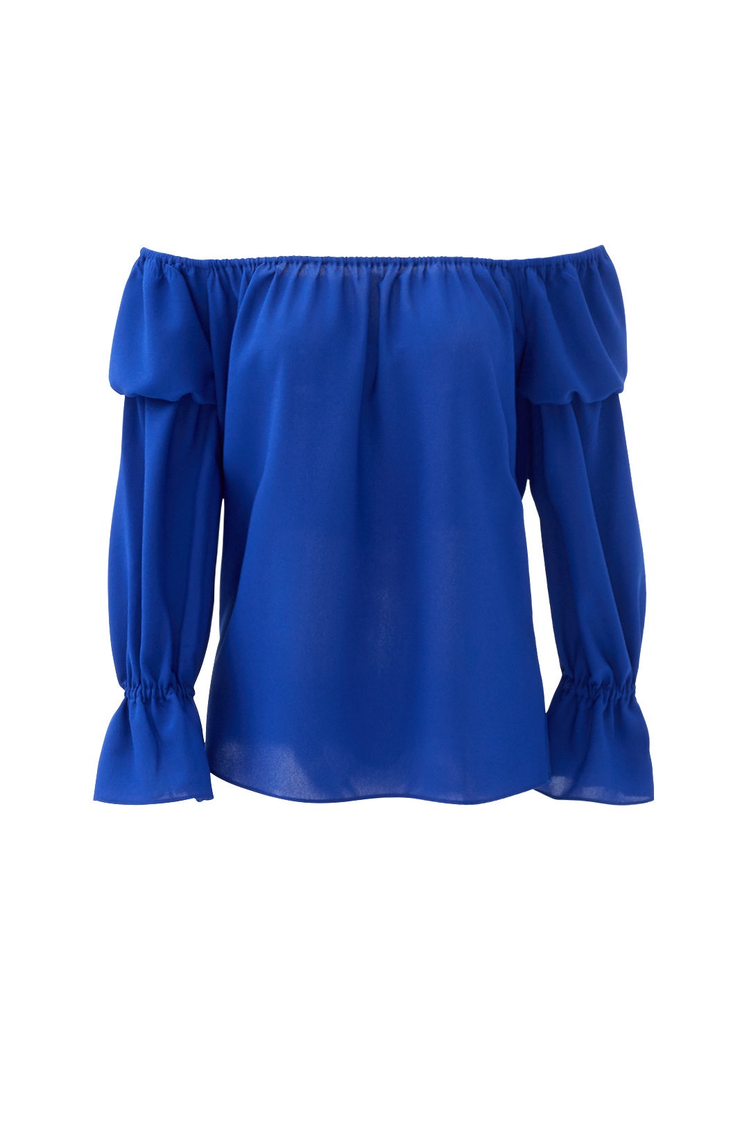 Blue Peasant Blouse by Nicole Miller 3
