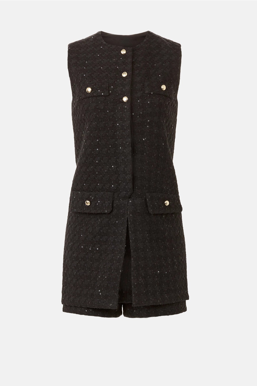 Blacky Sleeveless Mini Dress by Maje 4