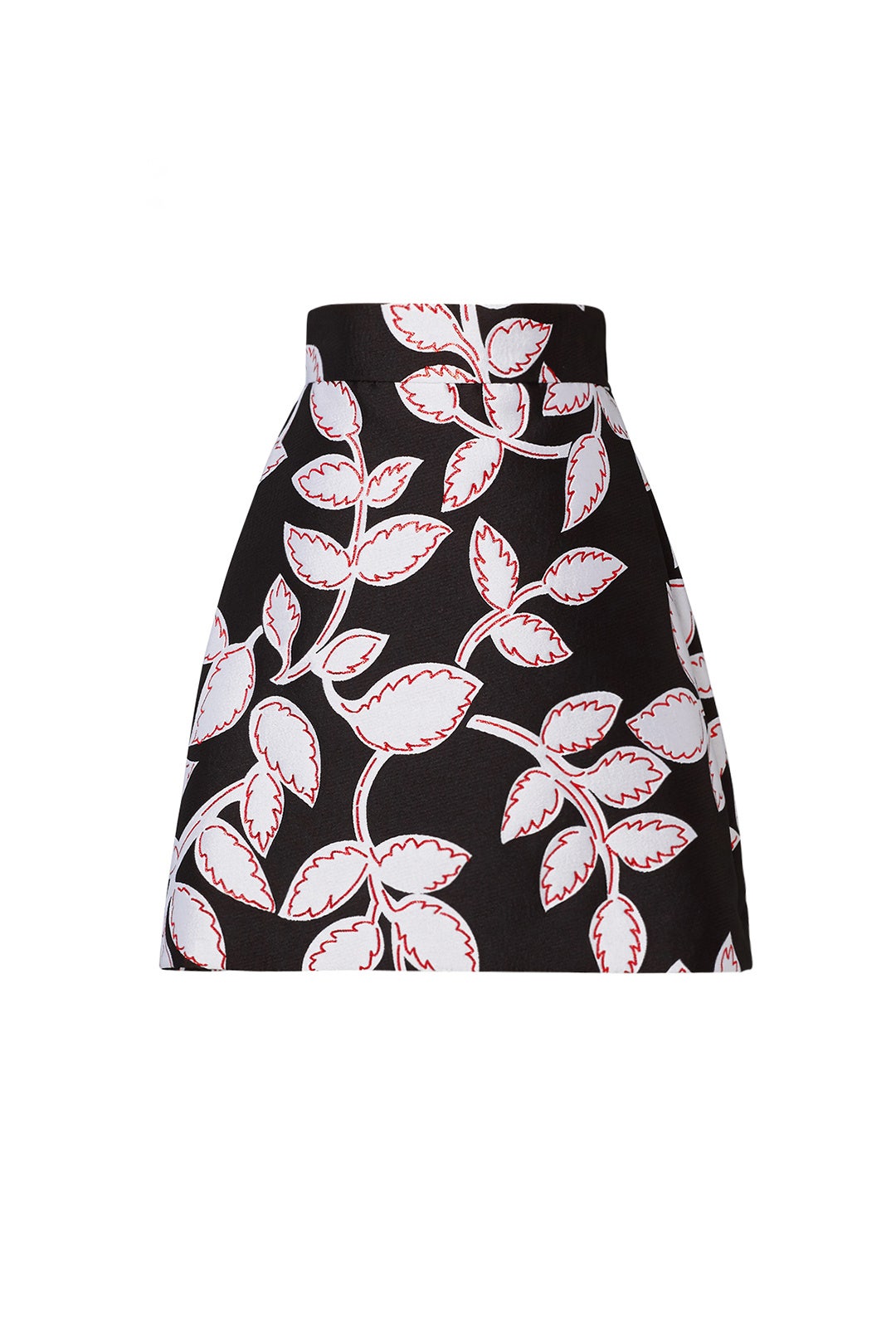 Pink Floral Jacquard Skirt by MSGM 3