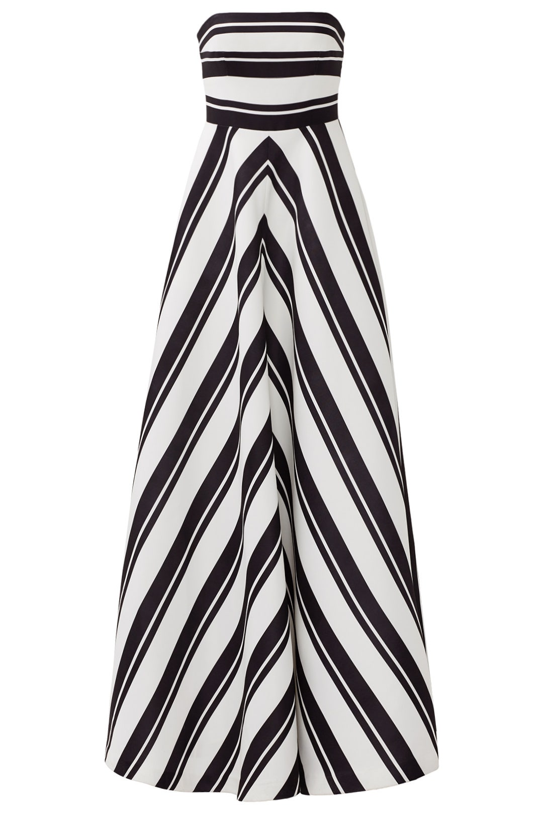 Barber Stripe Gown by HALSTON 3