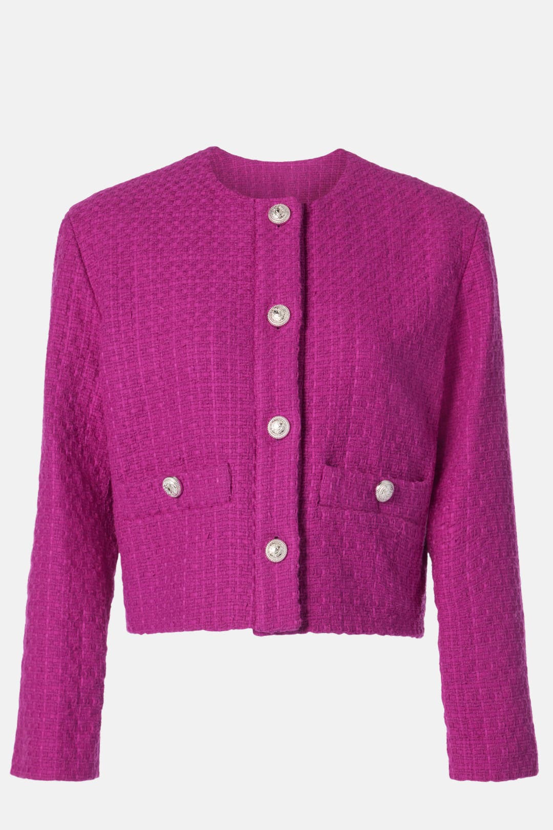最高品質の Lady Tweed Pink Jacket Runway the Rent | Maje by サーフィン・ボディボード